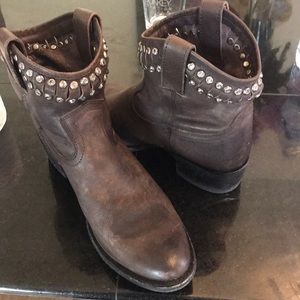 Studded Frye booties